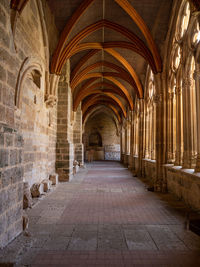 Corridor of historic building