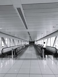 Underground walkway in subway station