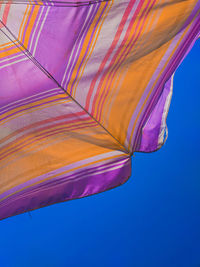 Low angle view of purple sky