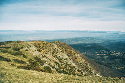 Scenic view of landscape against sky