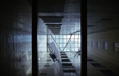 Interior of empty building