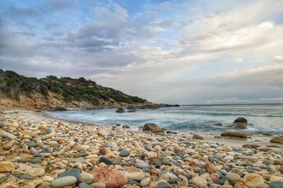 Sardinian stony beach