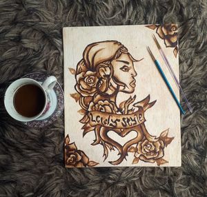 Directly above shot of coffee cup