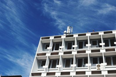 Low angle view of building against sky