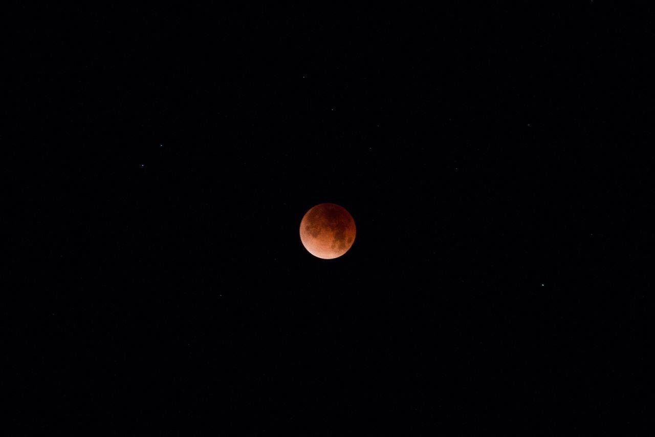 FULL MOON IN SKY AT NIGHT