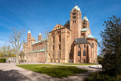 Low angle view of church