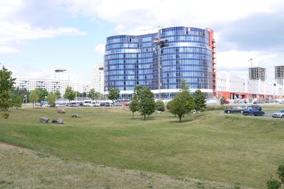 Modern buildings in city