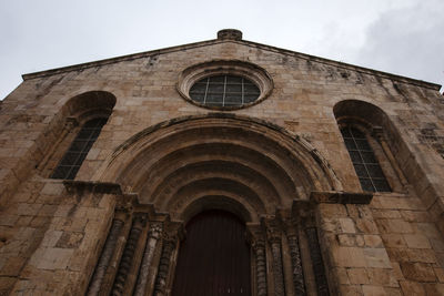 Low angle view of historic building