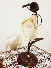 Close-up of dessert on table