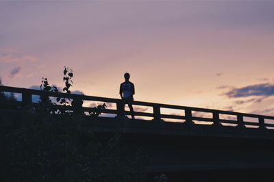 Low angle view of bridge against sky