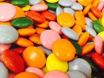 Full frame shot of colorful candies