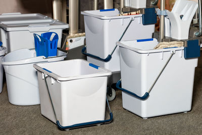 Professional systems for cleaning small areas with unique high-performance wringing of the cleaning