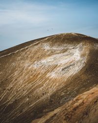 Scenic view of desert against sky