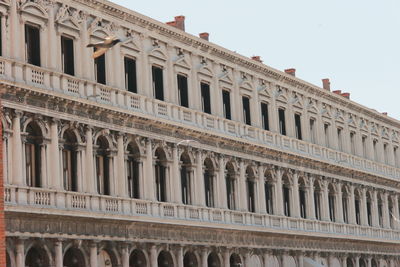 Low angle view of historical building against sky