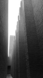 Low angle view of skyscrapers against sky