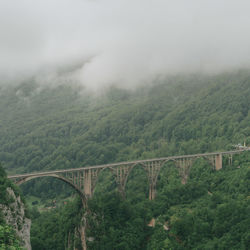 Bridge over river against sky