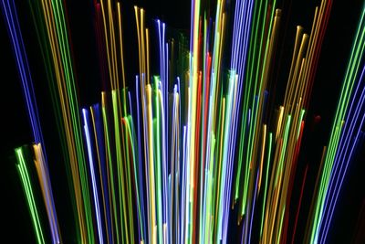 Close-up of illuminated lights