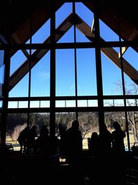 Close-up of woman against sky