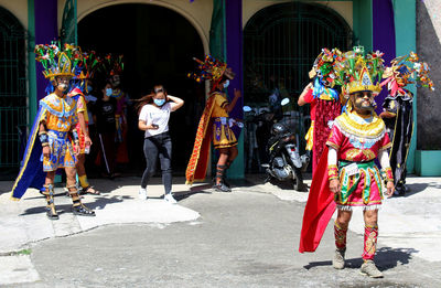 Group of people in traditional clothing