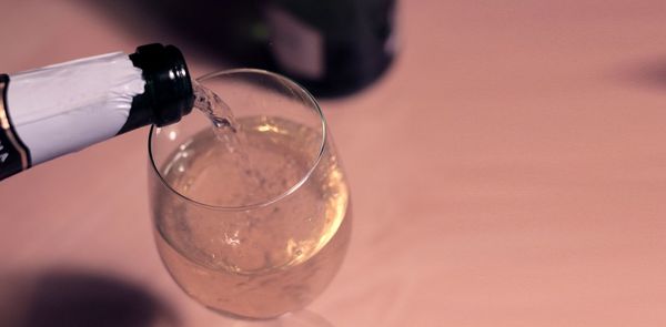 Close-up of drink on table