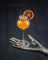 Close-up of drink on table