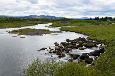 Scenic view of landscape against sky