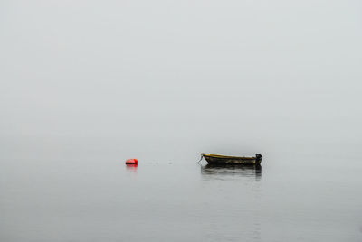 Boat and buoy 