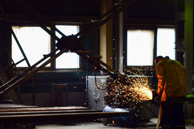 Man working in factory