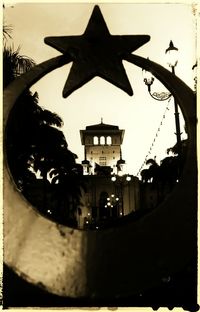 Low angle view of trees against sky