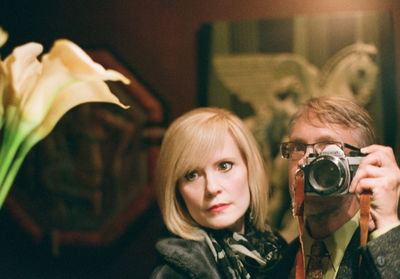 Portrait of a funny couple