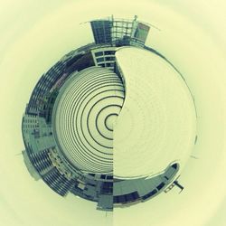 Low angle view of modern building