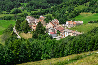 Contrà pagani, in campofontana natural park of lessinia, italy, is a typical district of the cimbri