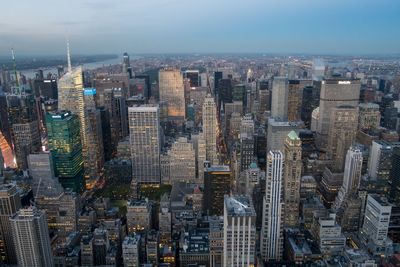 Aerial view of a city