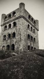 Low angle view of historical building