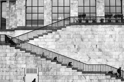 Low angle view of staircase