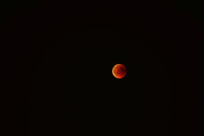 View of moon against sky at night