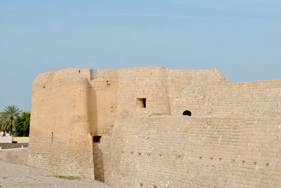View of fort against the sky