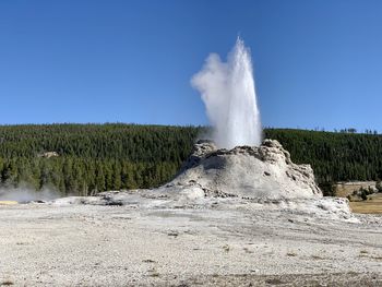 Low angle view of fountain