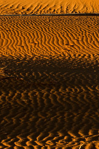 Full frame shot of sand at beach