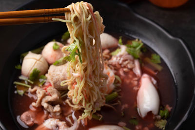 Close-up of food in bowl