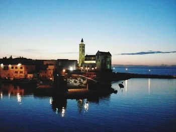 View of buildings at waterfront