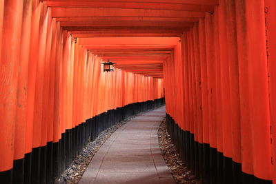 View of a corridor of a building