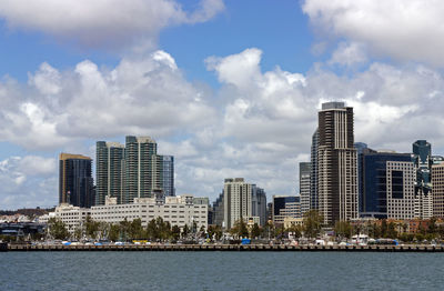 A view of san diego bay and downtown san diego on a spring day, california,on may 21, 2014.