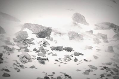 Scenic view of rock formation against sky