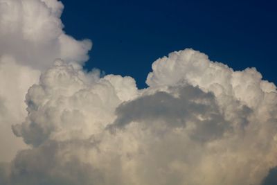 Low angle view of clouds in sky