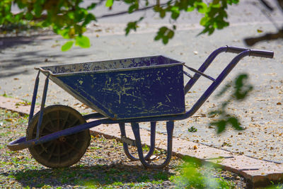 Close-up view of wheel