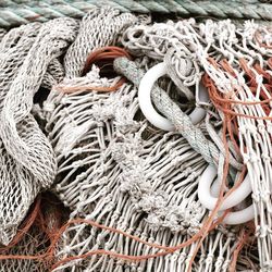 Close-up of ropes