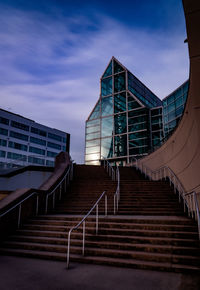 Low angle view of built structures