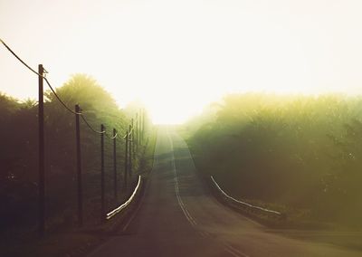 Panoramic view of trees against sky