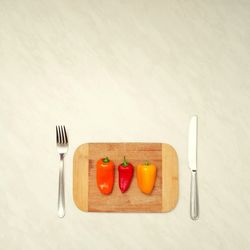 Close-up of food on table